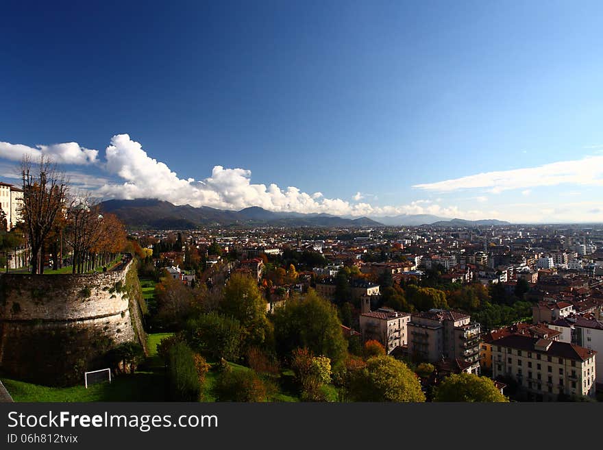 Bergamo in autumn