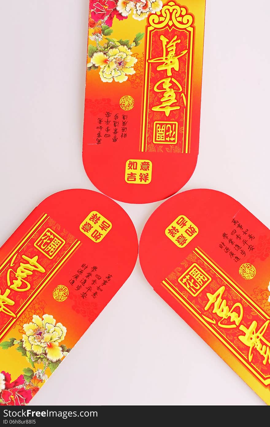 Blessing Red Envelopes Of China