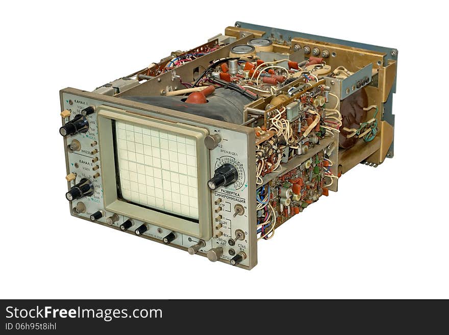 Old Oscilloscope.