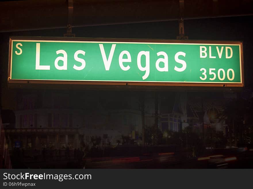 Sign at the worlds-famous cents of gambling and entertainment in Nevada. Sign at the worlds-famous cents of gambling and entertainment in Nevada