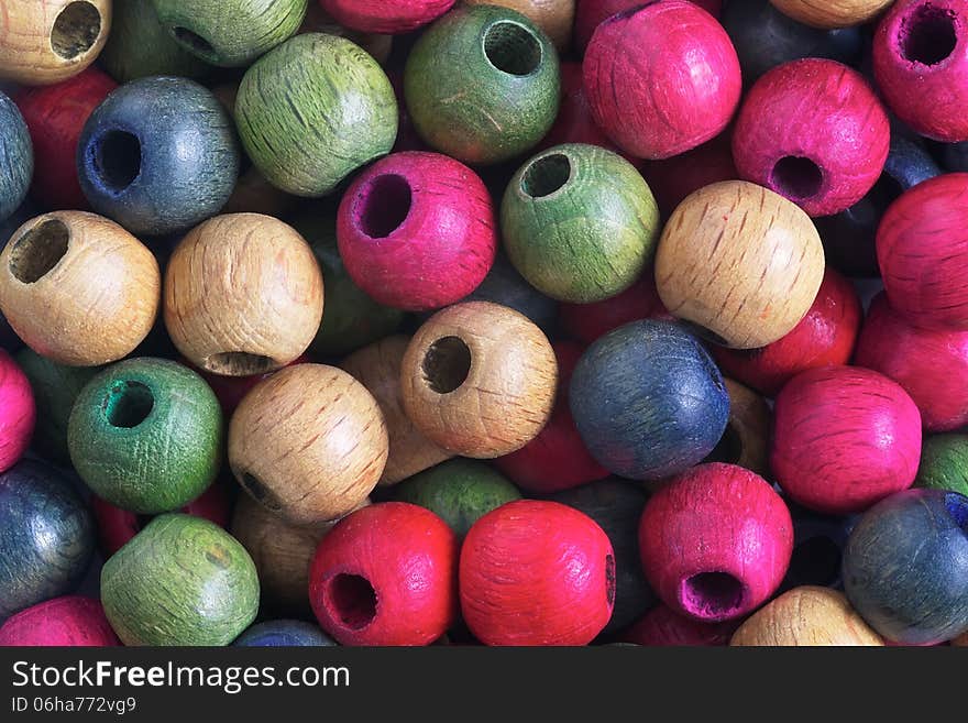 Wooden balls