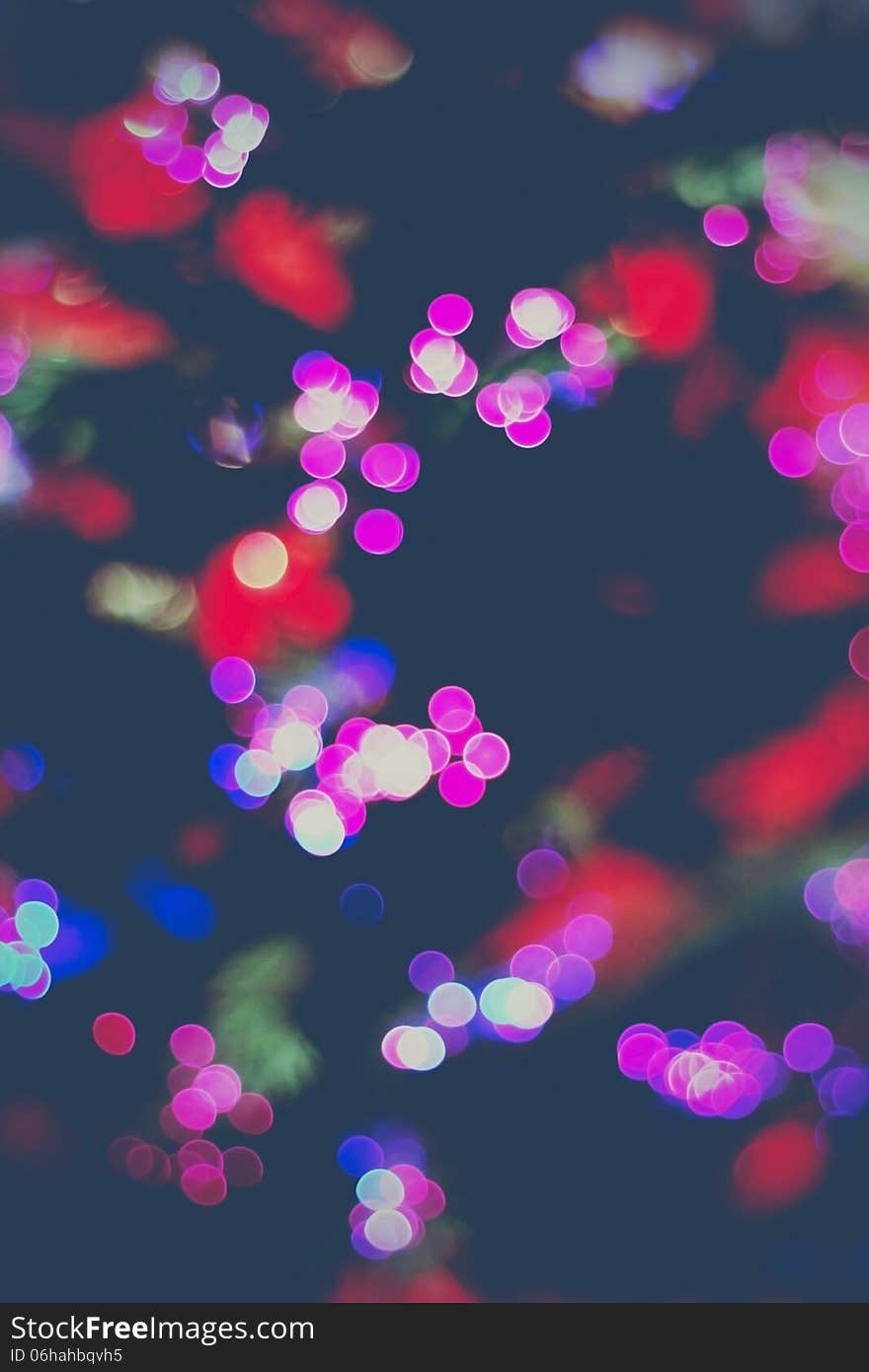 Christmas Holiday with Bokeh Background