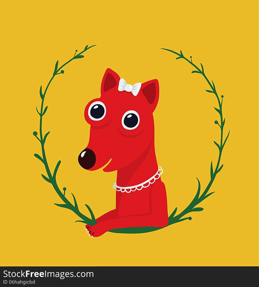 Animal funny cartoon drawing. Vector illustration EPS8. Animal funny cartoon drawing. Vector illustration EPS8.