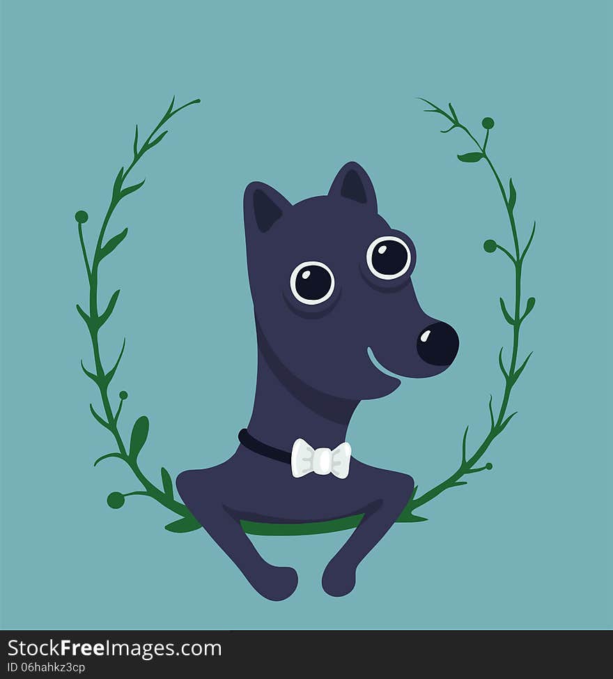 Animal funny cartoon drawing. Vector illustration EPS8. Animal funny cartoon drawing. Vector illustration EPS8.