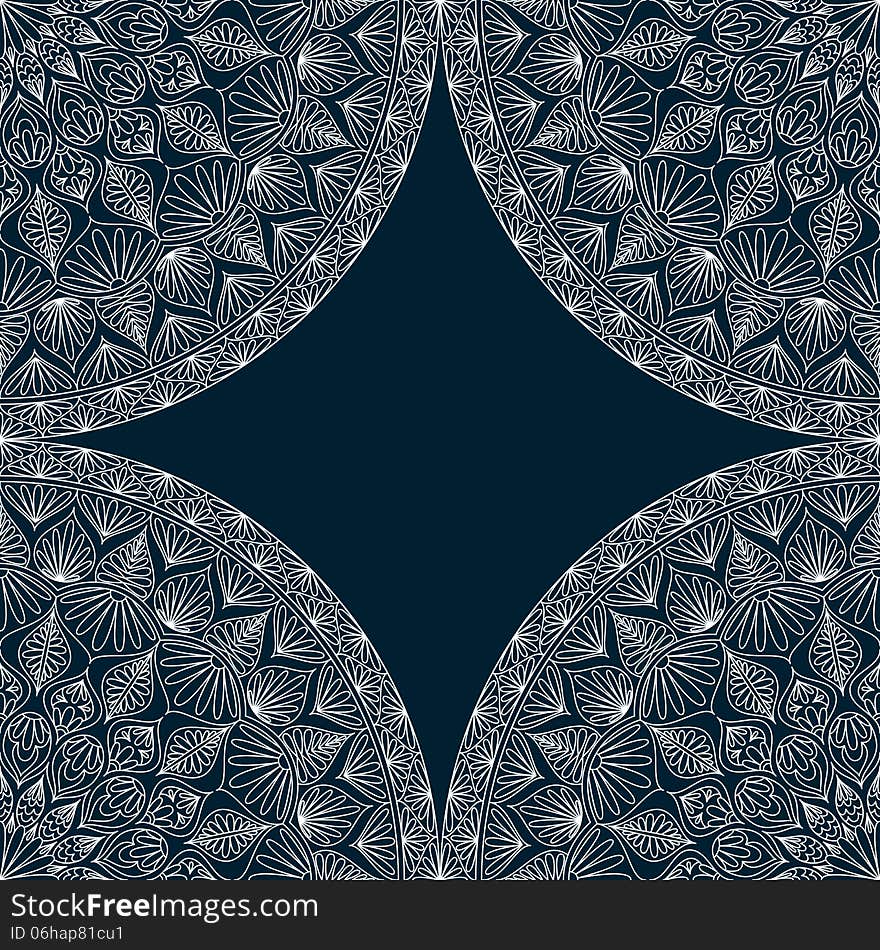 Vector Ornamental Background.