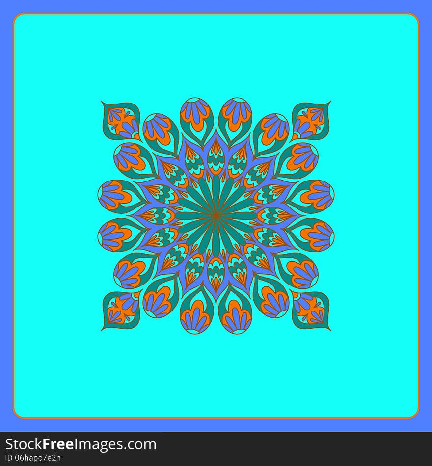 Vector Ornamental Background.