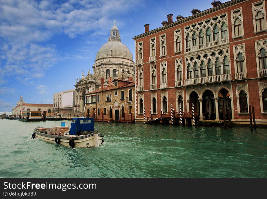 Buildings in the Grand Canal