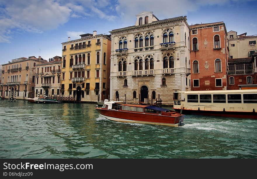 Buildings in the Grand Canal