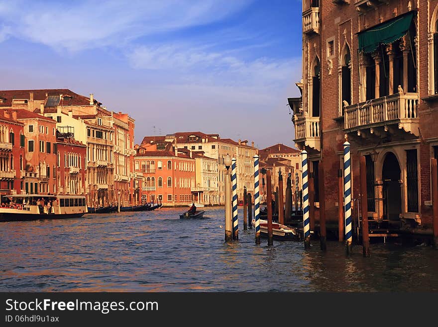 Buildings in the Grand Canal