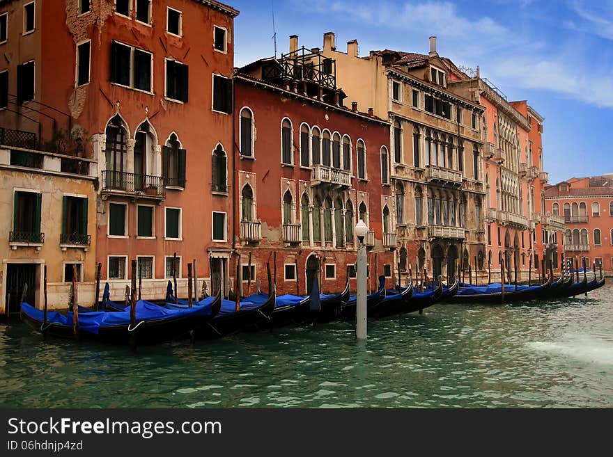 Buildings in the Grand Canal