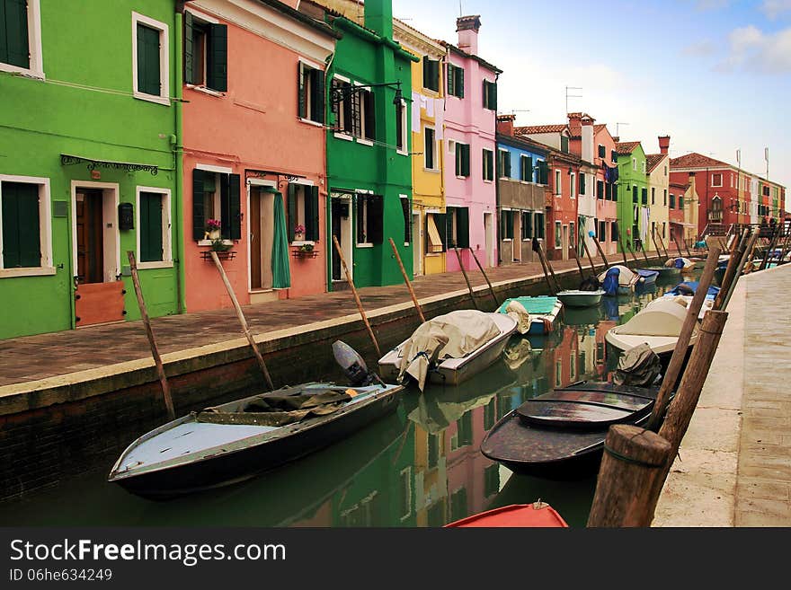 Colored houses of Burano