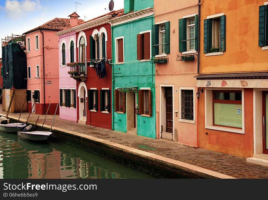 Colored houses of Burano