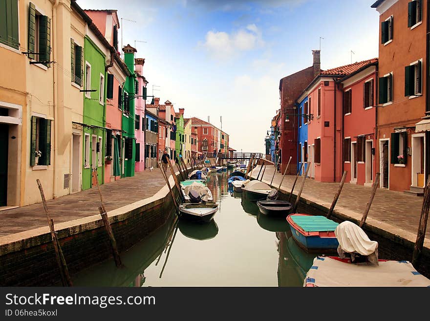 Colored Houses Of Burano