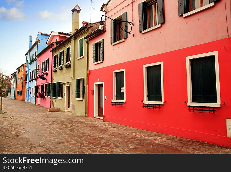 Colored Houses Of Burano