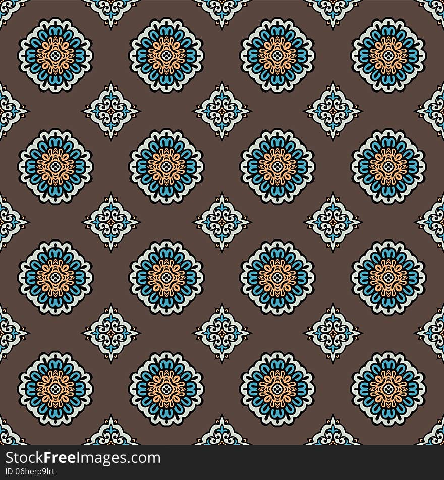 Wallpaper tiles seamless pattern. This is file of EPS10 format. Wallpaper tiles seamless pattern. This is file of EPS10 format.