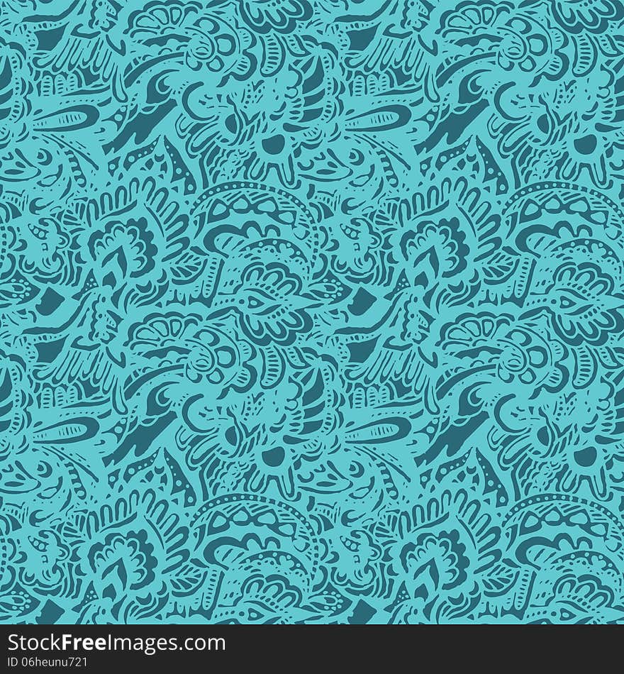 Grunge Doodle texture seamless pattern