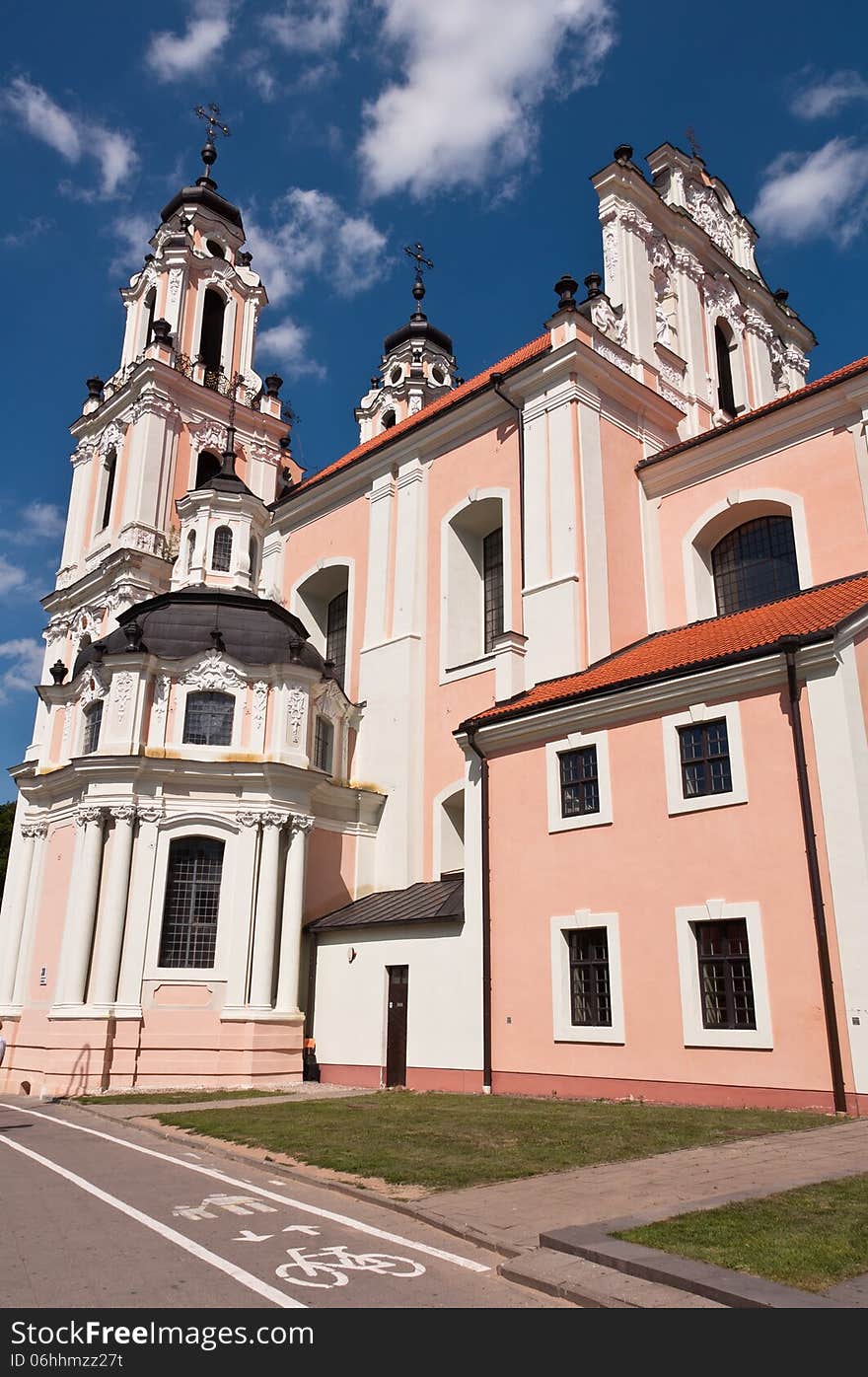 Saint Catherine Church in Vilnius, Lithuania.