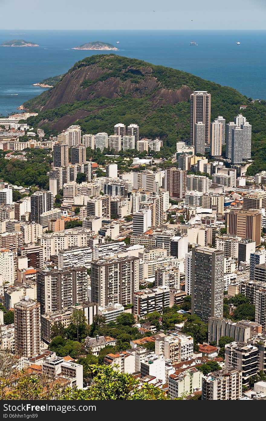 Aerial View of Residential Buildings in Rio de Janeiro, Brazil