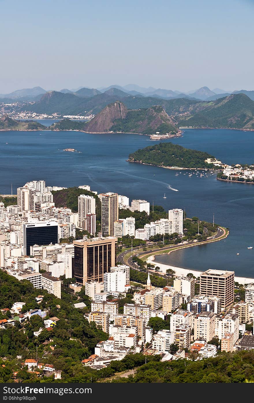 Aerial View of Residential Buildings in Rio de Janeiro, Brazil