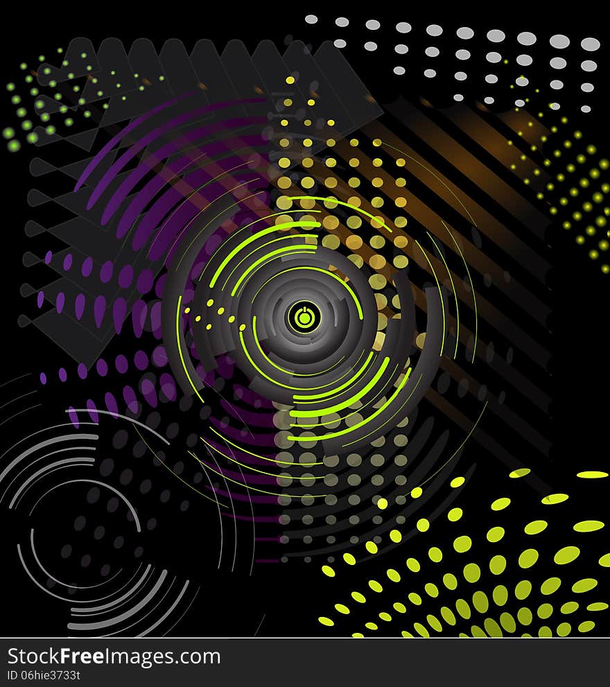 Abstract Music Background