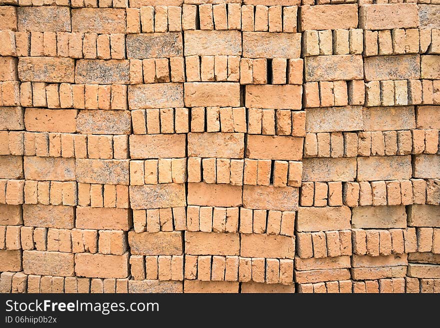 Construction background made of stone bricks. Construction background made of stone bricks.