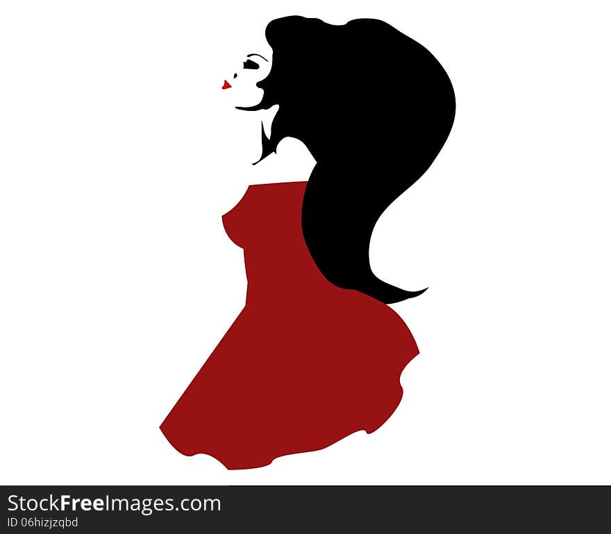 Girl silhouette