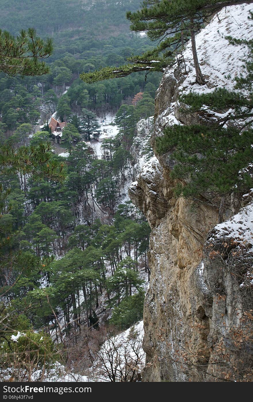 Hills in Crimea (Ukraine) in January. Hills in Crimea (Ukraine) in January.