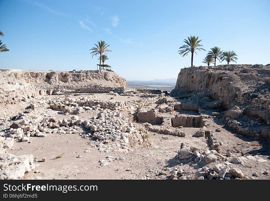 Archaeological excavations in ancient history national park in Israel. Archaeological excavations in ancient history national park in Israel