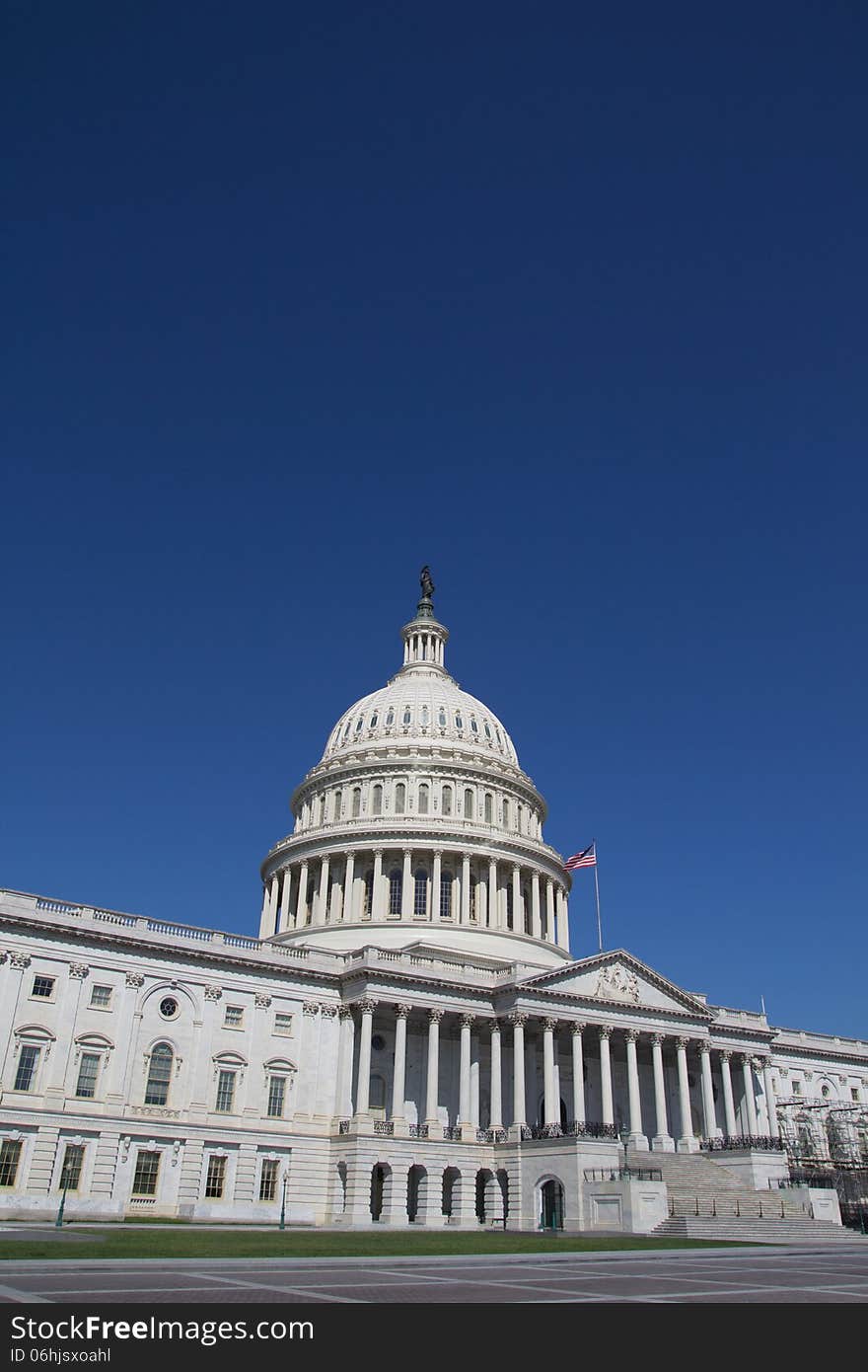 US Capitol Building east facade. US Capitol Building east facade