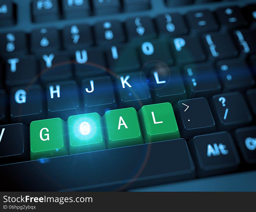 3d Keyboard - Word Goal