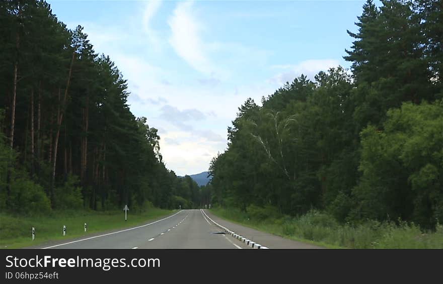 New roads Altai Krai.