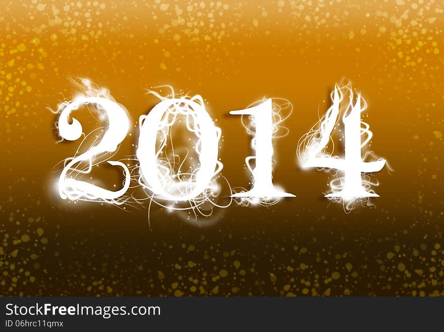 2014 wallpaper in a yellow background. 2014 wallpaper in a yellow background.