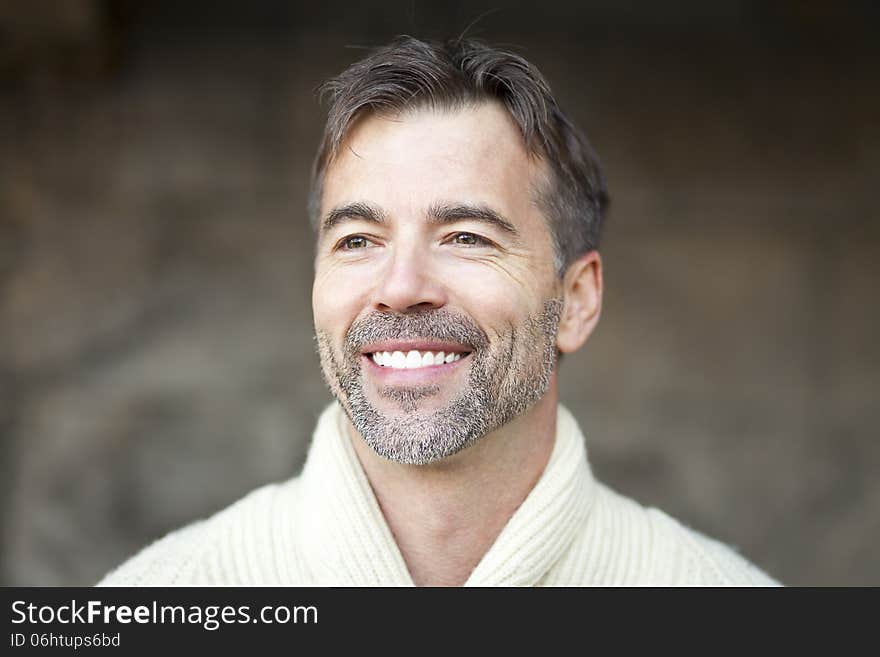 Portrait Of A Successful Mature Man Smiling