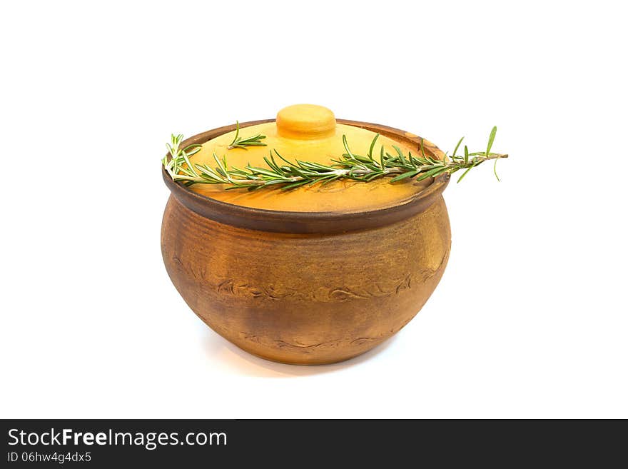 Clay Cooking Pot with lid