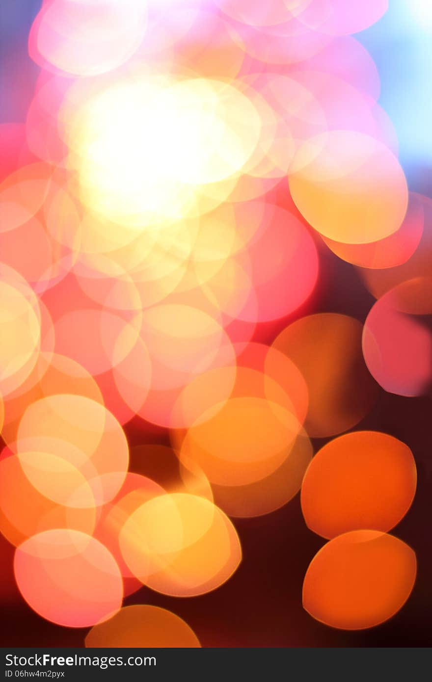 Abstract photo of colored bokeh close-up. Abstract photo of colored bokeh close-up.