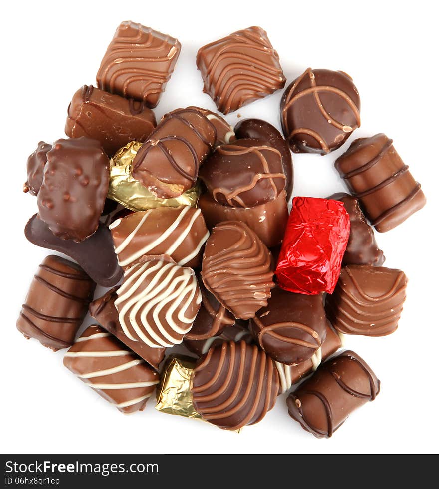 Assorted Fine Chocolates - Color Image.