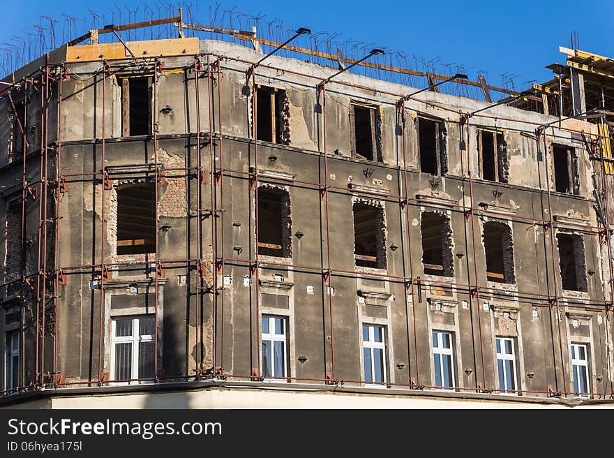 Old tenement under general repair