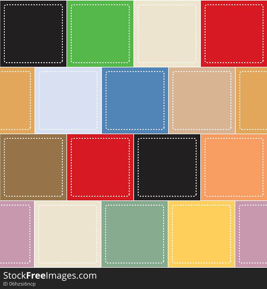 Colorful square boxes background