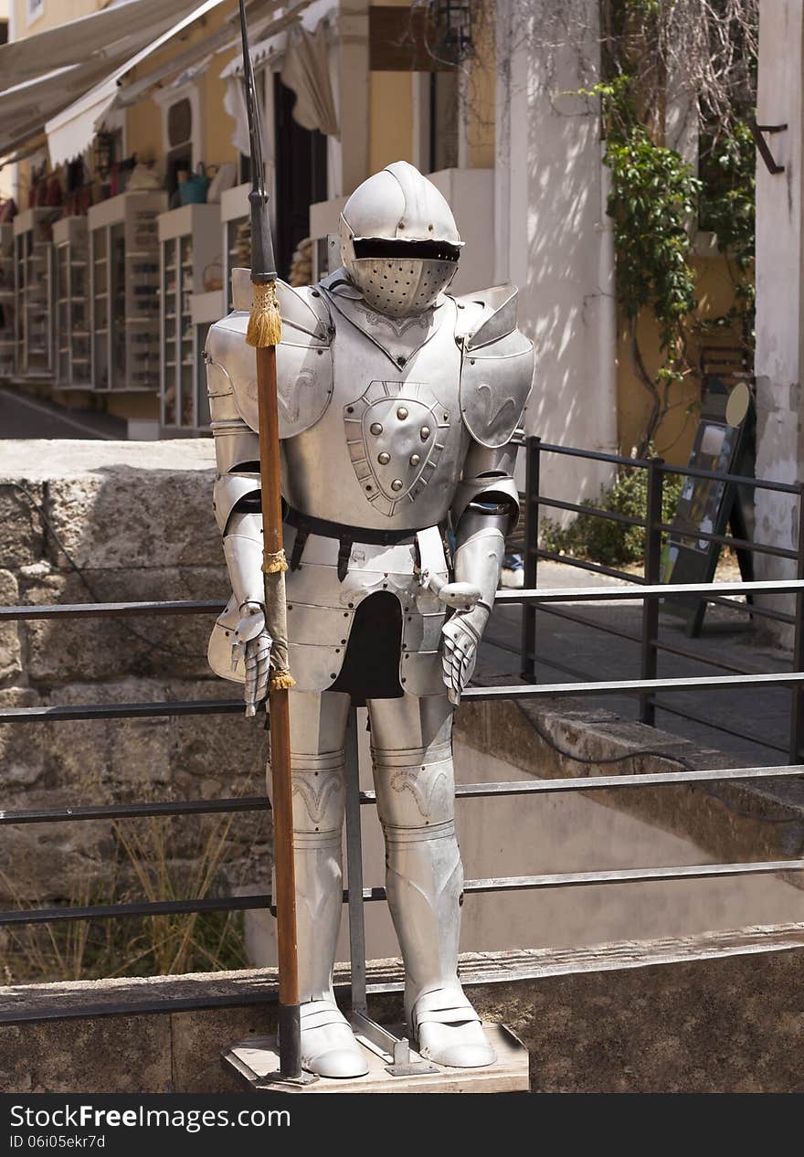 Medieval knight vintage european full body armor suit photo. Medieval knight vintage european full body armor suit photo.