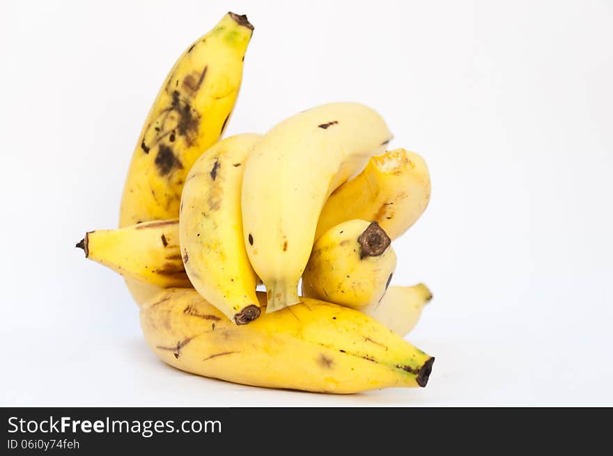 Heap of yellow bananas