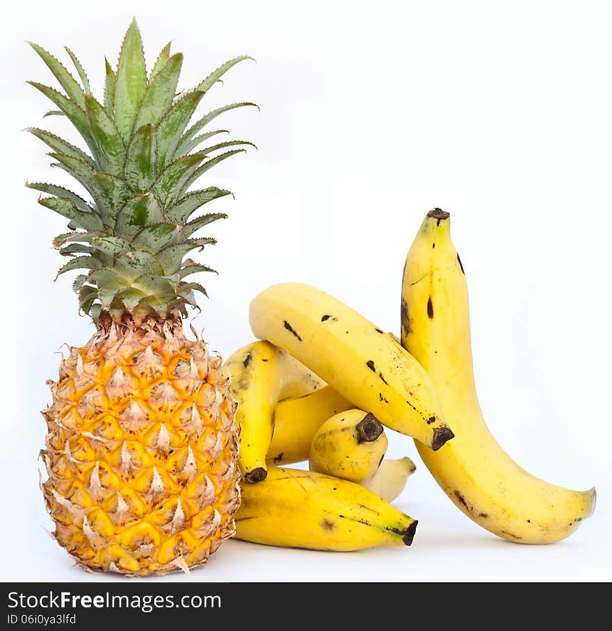 Bananas with ananas