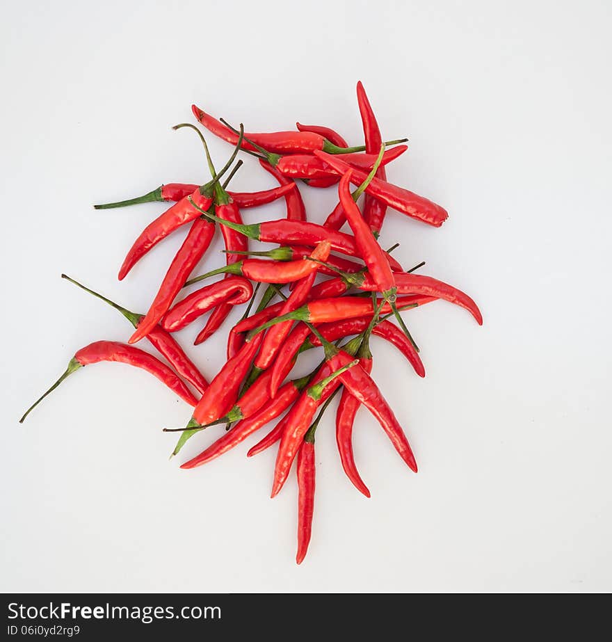 Heap of red hot chilli