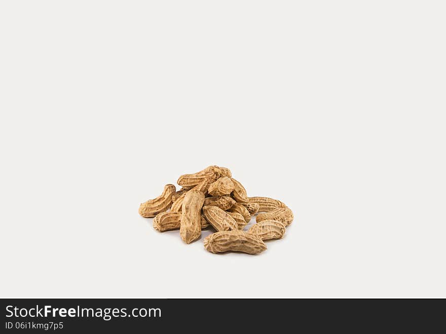 Boil bean with white background