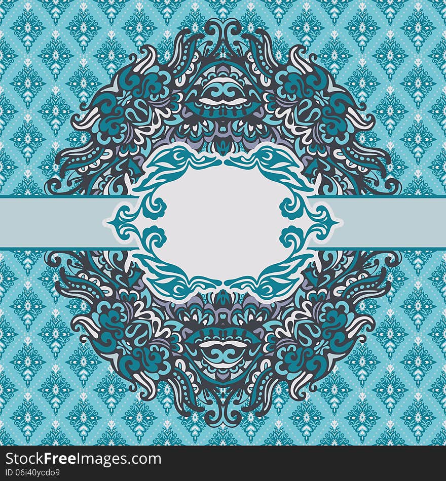 Vintage Card Background Vector