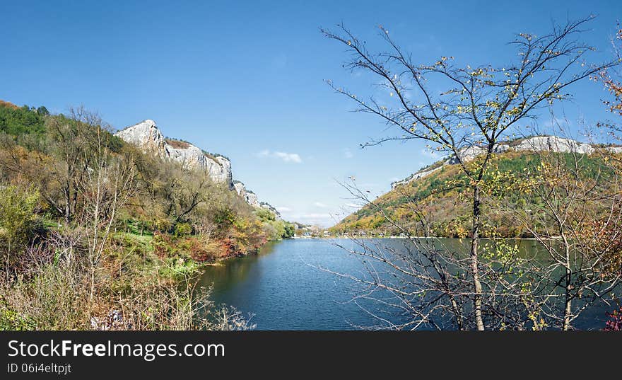 Ukraine, Crimea, on the way to the lake plateau Mangup Kale