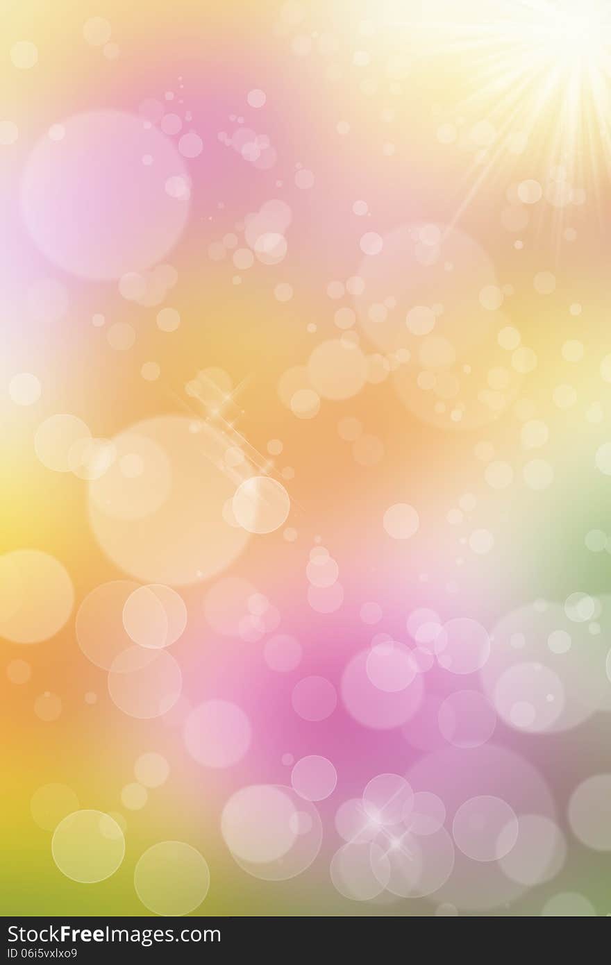 Abstract colorful spring background