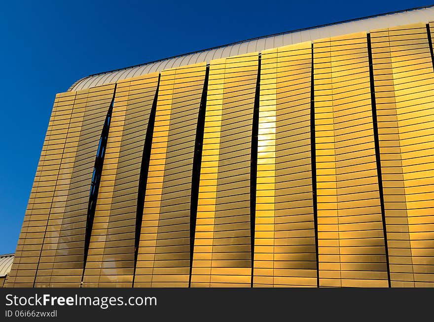 Side Curtain Of Footbal Stadium