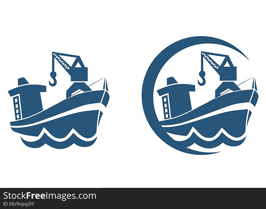 Cartoon Icon Ship