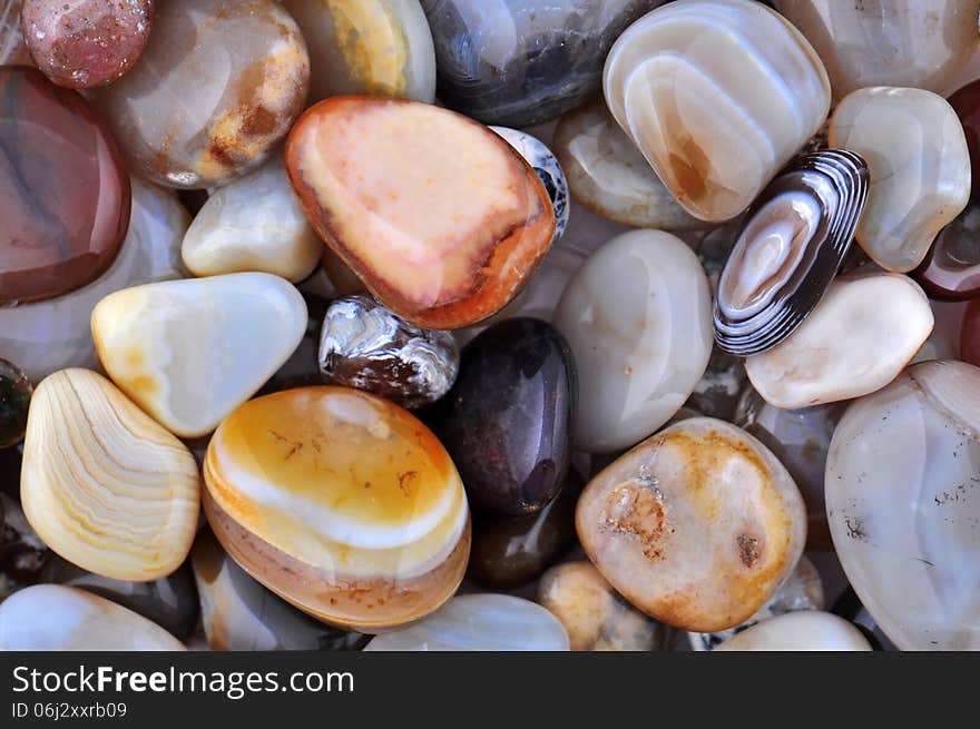 Natural Agate, various types and color