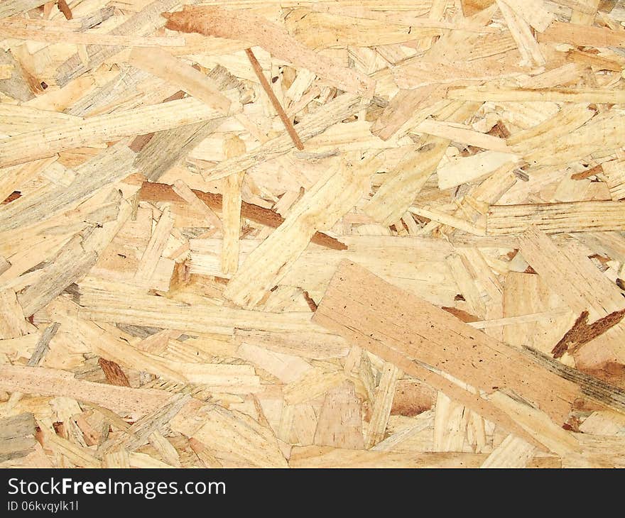 Osb pressed wooden panel. Osb pressed wooden panel